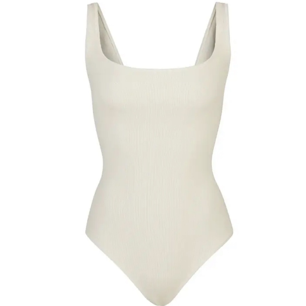 Skims cotton rib bodysuit